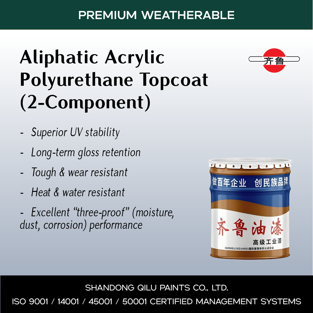 aliphatic acrylic polyurethane topcoat (two component)