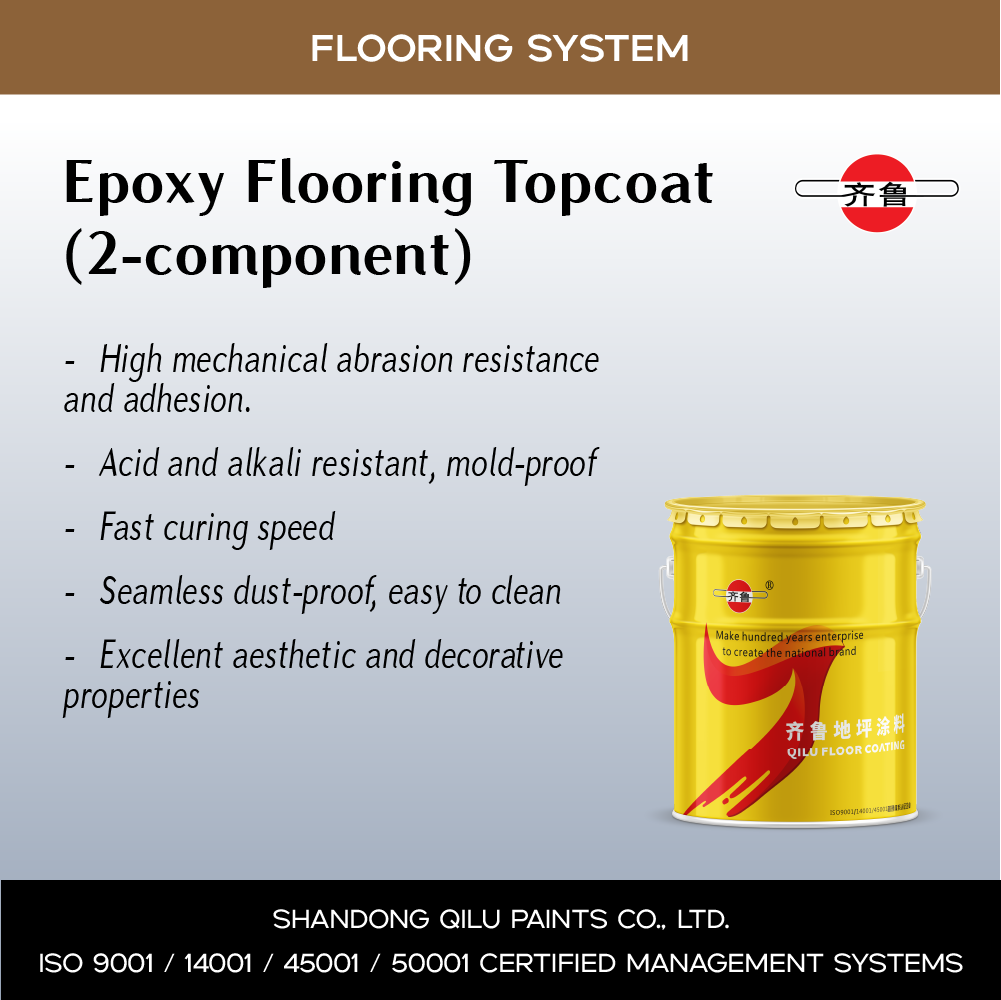 epoxy flooring topcoat (two component)