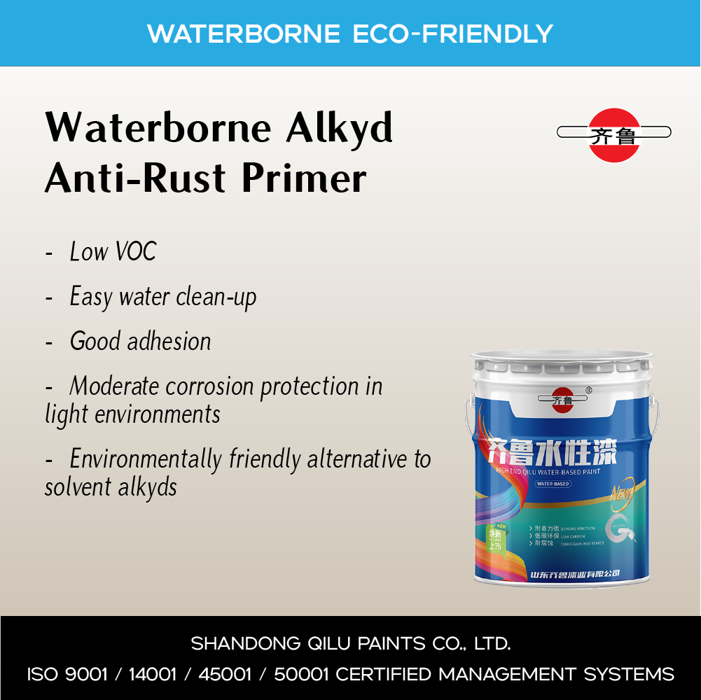 waterborne alkyd anti rust primer